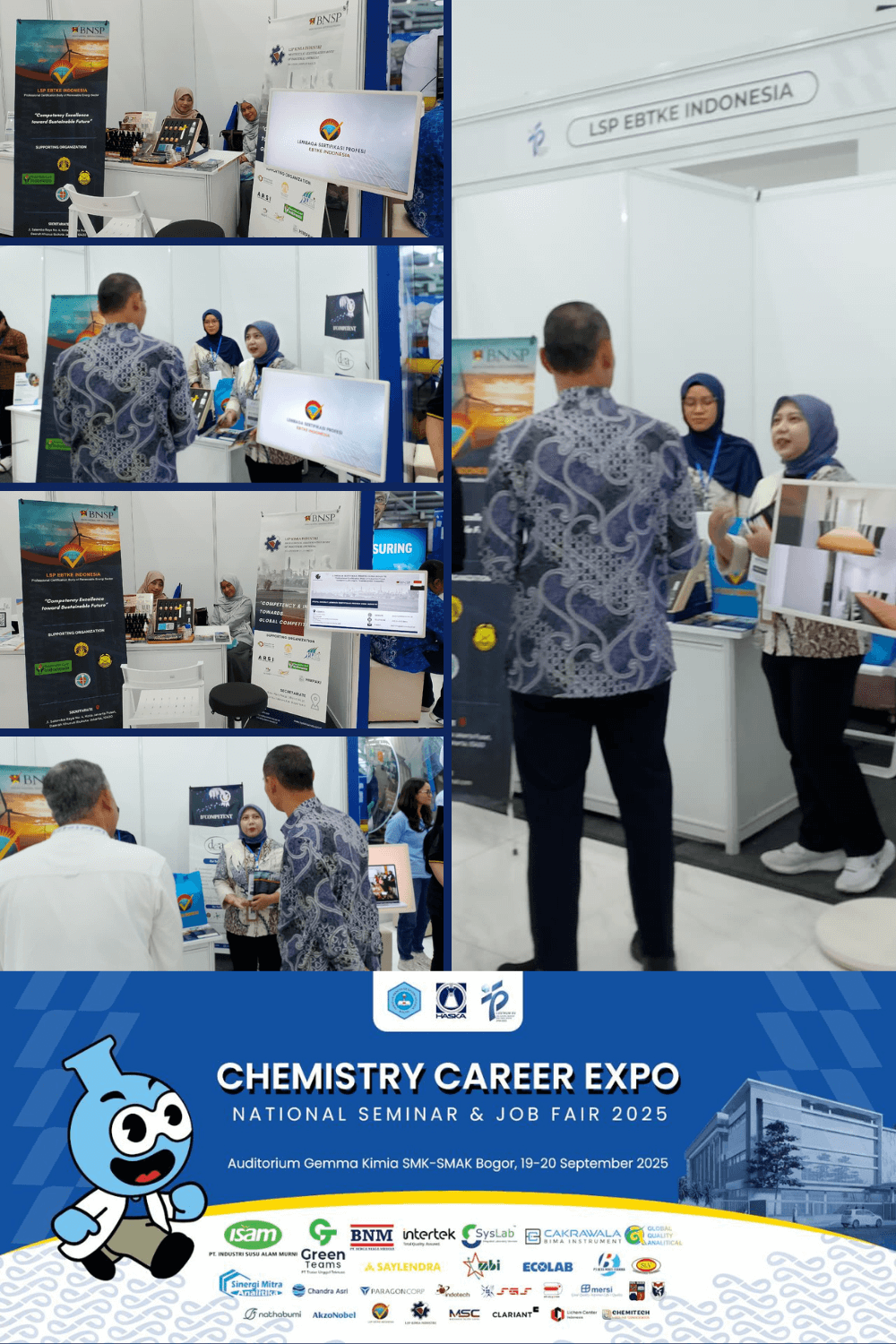 LSP EBTKE Indonesia at Chemistry Career Expo Nasional Seminar & Job Fair 2025