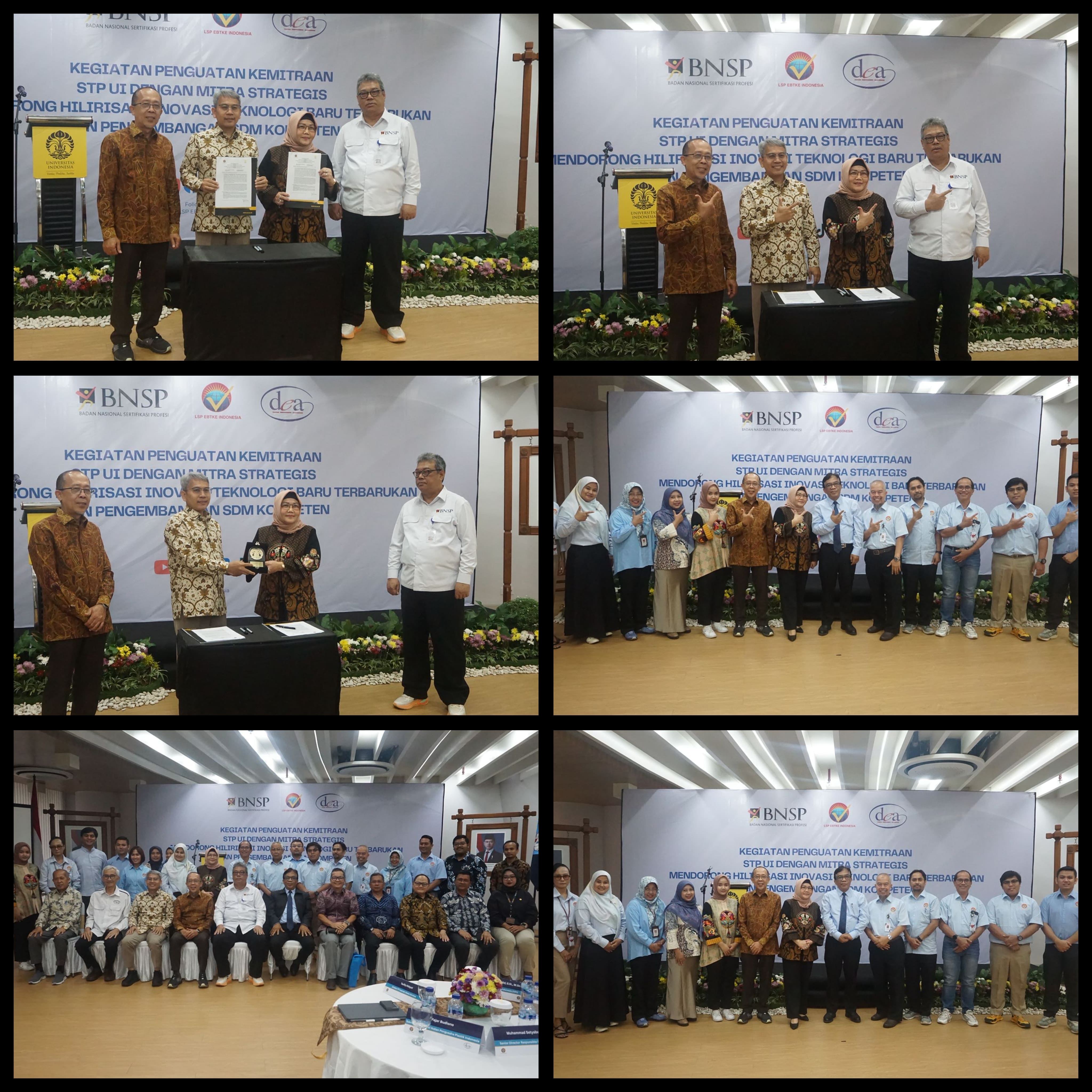 LSP EBTKE Indonesia Melaksanakan Kegiatan Penguatan Kemitraan STP UI