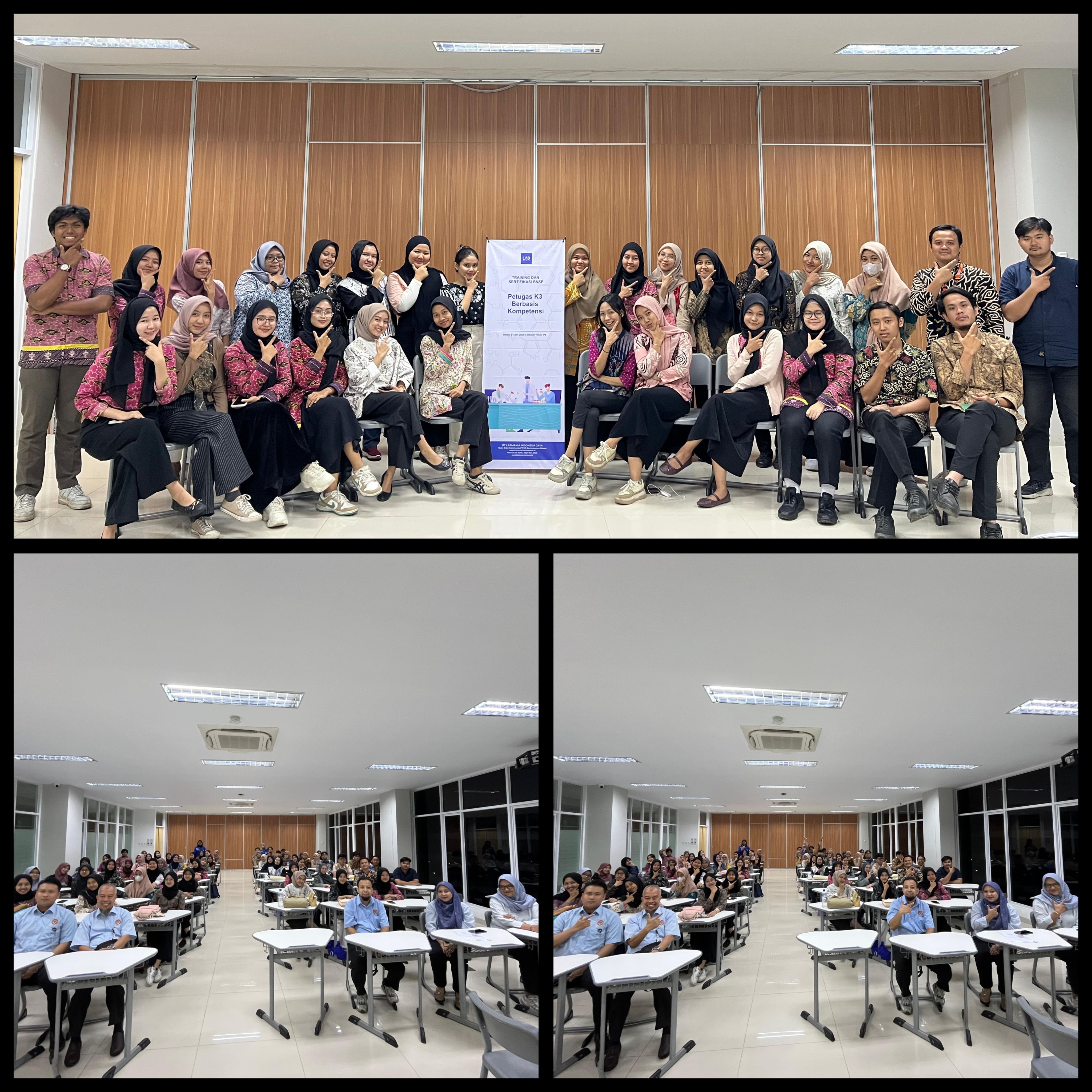 LSP EBTKE Indonesia melaksanakan kegiatan Sertifikasi Kompetensi Petugas K3 di Institut Pertanian Bogor 